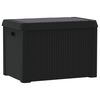 vidaXL Garden Storage Box Anthracite Polypropylene Medium