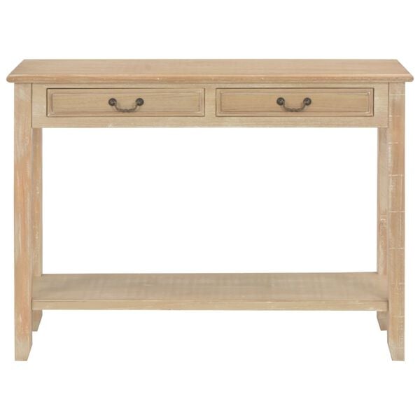 vidaXL Console Table 43.3"x13.7"x31.4" Wood