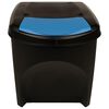vidaXL Stackable Garbage Bin Boxes 3 pcs Anthracite 19.8 gal Polypropylene