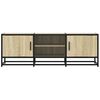 vidaXL TV Cabinet Sonoma Oak Engineered wood, Metal 47.2 in wide