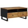 vidaXL Coffee Table 31.5x21.3x15.7" Solid Wood Mango&Engineered Wood