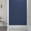 vidaXL Wall Panels 12 pcs Blue 23.6"x5.9" Fabric 11.6 ft²