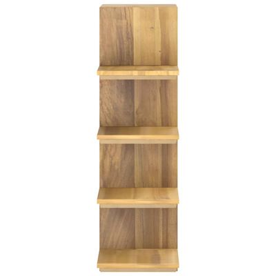 vidaXL Book Cabinet 39.4"x11.8"x47.2" Solid Wood Teak