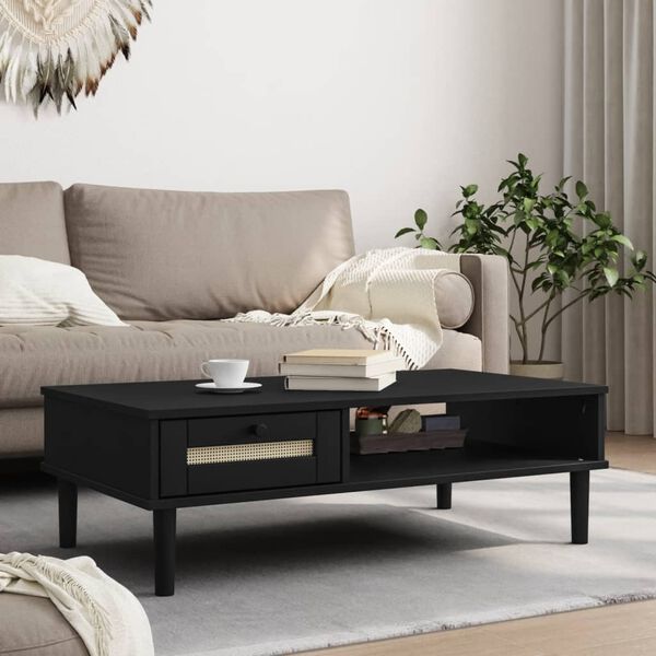 vidaXL Coffee Table Black