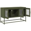 vidaXL TV Cabinet Olive Green Cold-rolled Steel Small TV Cabinet