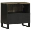 vidaXL Sink Cabinet Black Solid mango wood Medium Sink Cabinet