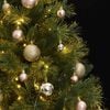vidaXL Artificial Hinged Christmas Tree 150 LEDs & Ball Set 59.1"