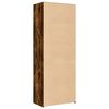 vidaXL Highboard Smoked Oak Engineered Wood Tall Highboard Rectangular