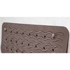 RIDDER Bath Mat Black 100% synthetic rubber (TPR) 31.5x15.0 in Non-slip