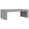 vidaXL Coffee Table Gray sonoma Engineered wood 40.2x19.7x14.2 in Modern