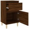 vidaXL Bedside Cabinet Set of 2 Brown Oak Engineered wood Standard