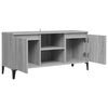 vidaXL TV Cabinet Grey Sonoma Engineered wood TV Cabinet Rectangular
