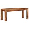 vidaXL Bench Honey Solid Acacia wood Medium Durable Bench