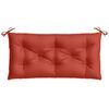 vidaXL Garden Bench Cushion Melange Red 100% Polyester