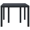 vidaXL Garden Dining Table Anthracite 59.06 x 39.37 x 28.74 in