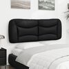 vidaXL Headboard Cushion Black