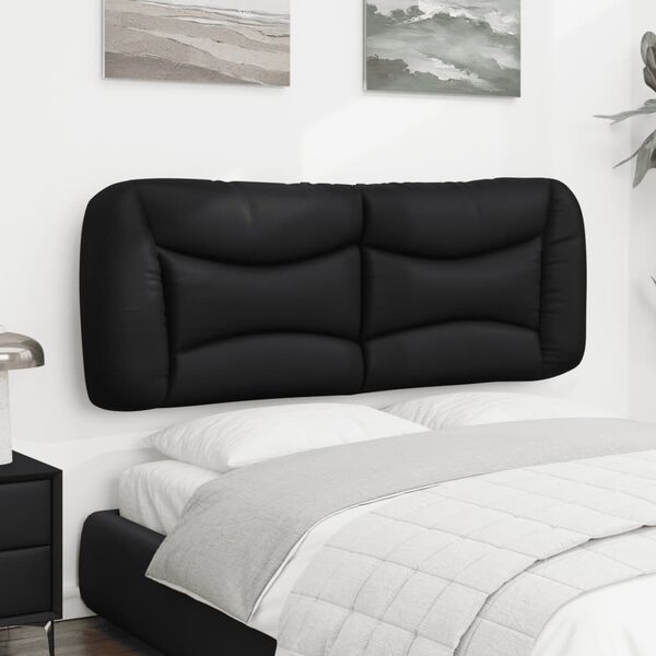 vidaXL Headboard Cushion Black