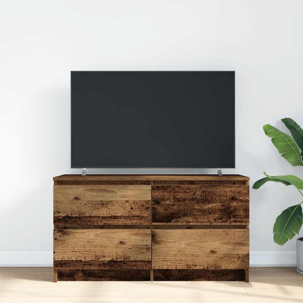 vidaXL TV Cabinet Old wood Engineered wood Medium TV Cabinet