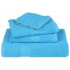 vidaXL Guest Towel Set of 2 Turquoise 100% Ring-spun Cotton