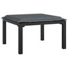 vidaXL Garden Lounge Set Black and Dark Grey