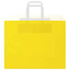 vidaXL Paper Bags 50 pcs with Handles Yellow 32x22x24 cm