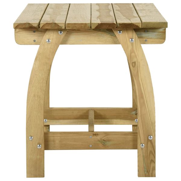 vidaXL Garden Table Green treated wood Pine wood, treated for outdoor use