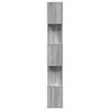 vidaXL Room Divider Bookcase Grey Sonoma Engineered Wood Large