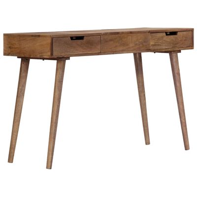 vidaXL Dressing Table 44"x17.7"x29.9" Solid Mango Wood
