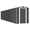 vidaXL Garden Shed Anthracite Galvanized Steel Large Garden Shed