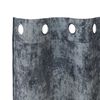 vidaXL Curtain with Curtains 2 pcs Silver Gray 225 x 140 cm Velvet