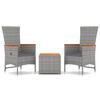 vidaXL Garden Lounge Set Grey, Dark Grey