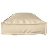 vidaXL Pallet Cushion Set 2 pcs Beige 120 x 40 x 8 cm Oxford Fabric