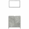 vidaXL Bathroom Furniture Set Concrete Grey Engineered Wood
