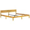 vidaXL Bed Frame Natural Mango Wood Solid Mango Wood 79 in Durable