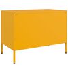 vidaXL TV Cabinet Set of 2 Mustard Yellow Steel Standard TV Cabinet