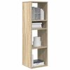 vidaXL Book Cabinet Sonoma Oak Engineered Wood Tall Book Cabinet