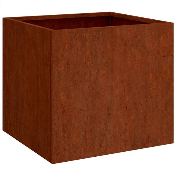 vidaXL Planter Rusty Corten steel Medium Heavy Weight Endurance