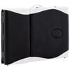 vidaXL Foldable Massage Table 4 Zones Wood Black and White