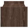 vidaXL Monitor Stand Brown Oak 19.7x10.6x7.9" Engineered Wood