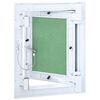 vidaXL Access Panel Green and Silver 9.84 x 11.81 in