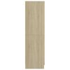 vidaXL Wardrobe Sonoma oak Engineered wood Compact Wardrobe