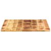 vidaXL Table Top Natural Solid Mango Wood 27.6 x 27.6 in Durable
