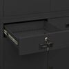 vidaXL Office Cabinet Anthracite Steel Large Office Cabinet