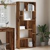 vidaXL Bookcase Old wood Engineered wood Tall Bookcase Rectangular