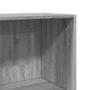 vidaXL Bookcase Grey Sonoma Engineered Wood Bookcase Rectangular