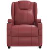 vidaXL Massage Reclining Chair Wine Red Faux Leather
