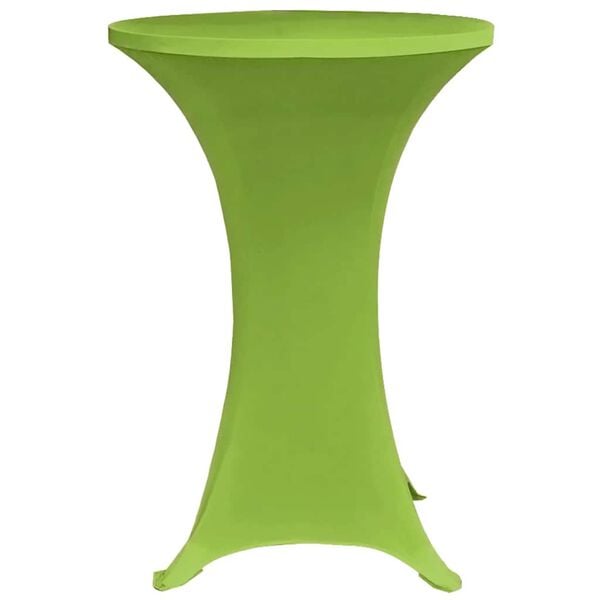vidaXL Table Cover Set of 4 Apple Green 90% Polyester, 10% Elastane