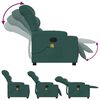 vidaXL Electric Massage Recliner Chair Dark Green