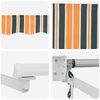 vidaXL Retractable Awning Multicolour 137.80 x 98.43 in
