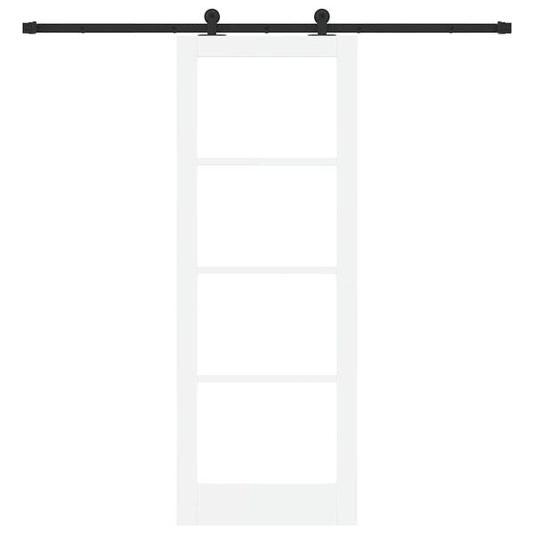 vidaXL Sliding Door ORKDAL White 30.71 x 83.07 in